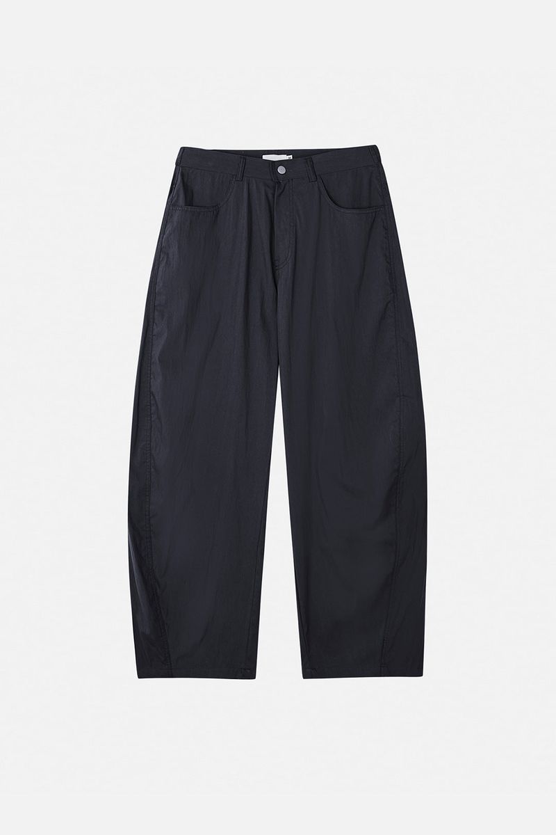 Brit light curved wide pants