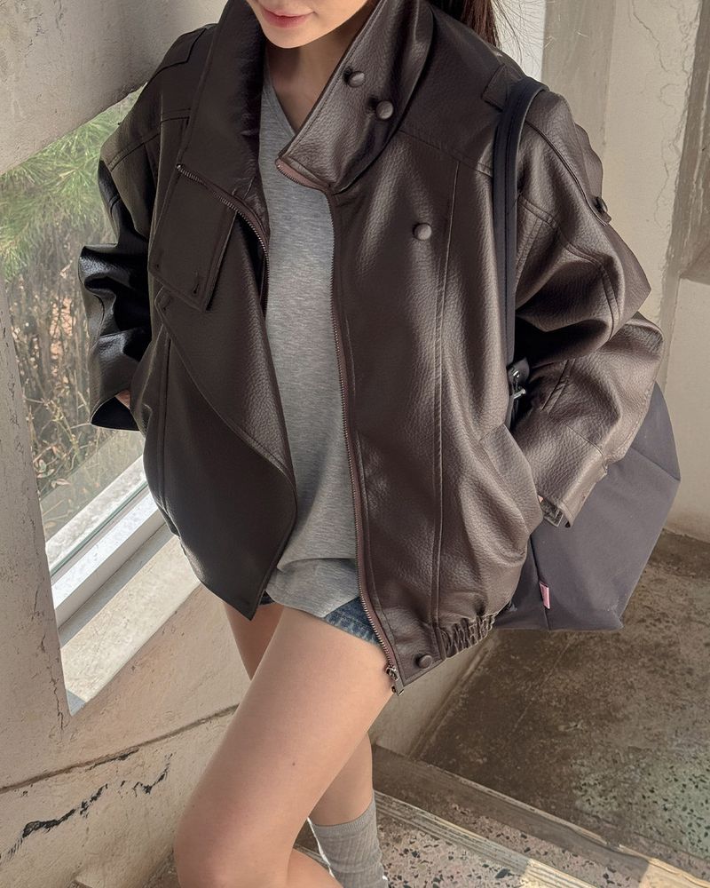 Hiren leather jacket