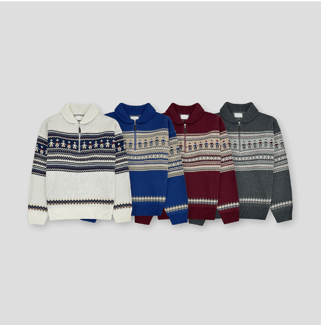 Hugo Wool Half-zip Knit