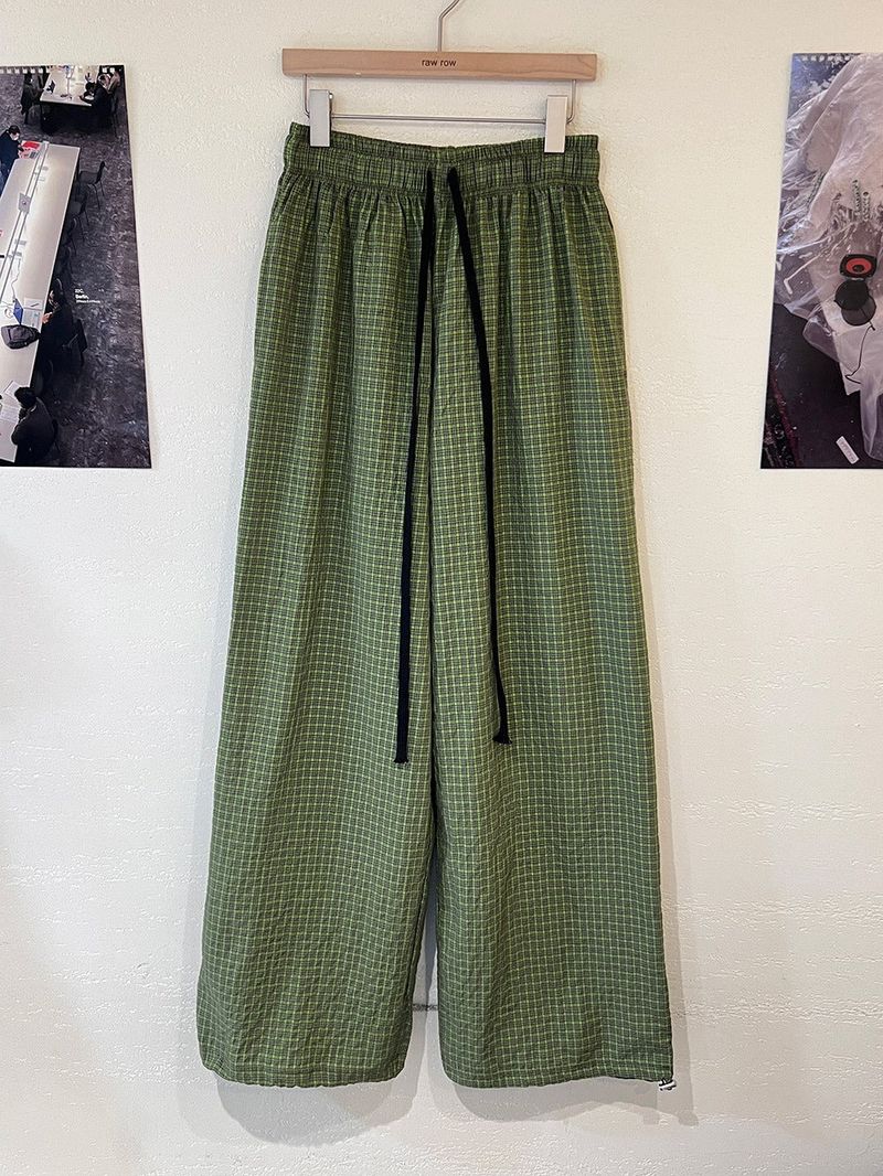 Garments Pajama Tartan Check Pants (2color)