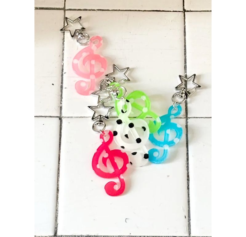 ♫ play note keyring ♫ (6color)