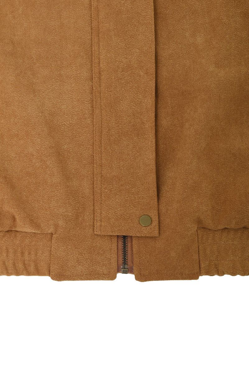 Eco Suede Stud Jumper (beige)