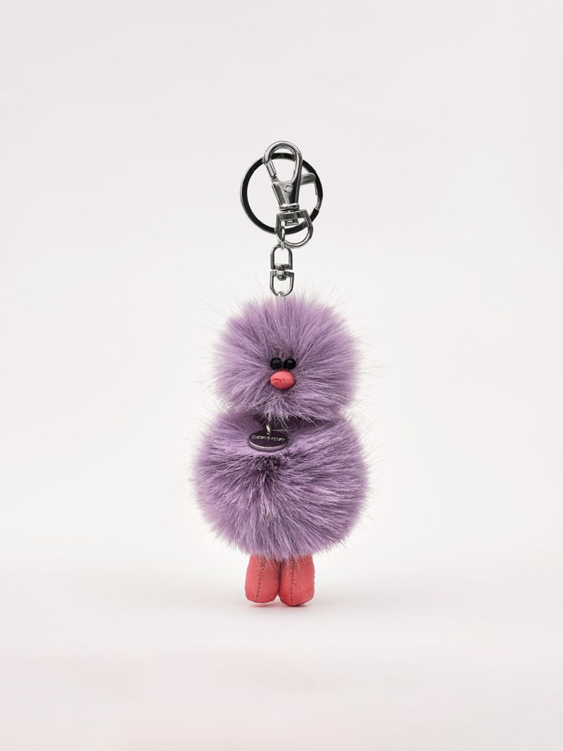 Cosymosy Mini Bird Keyring -  Lavender