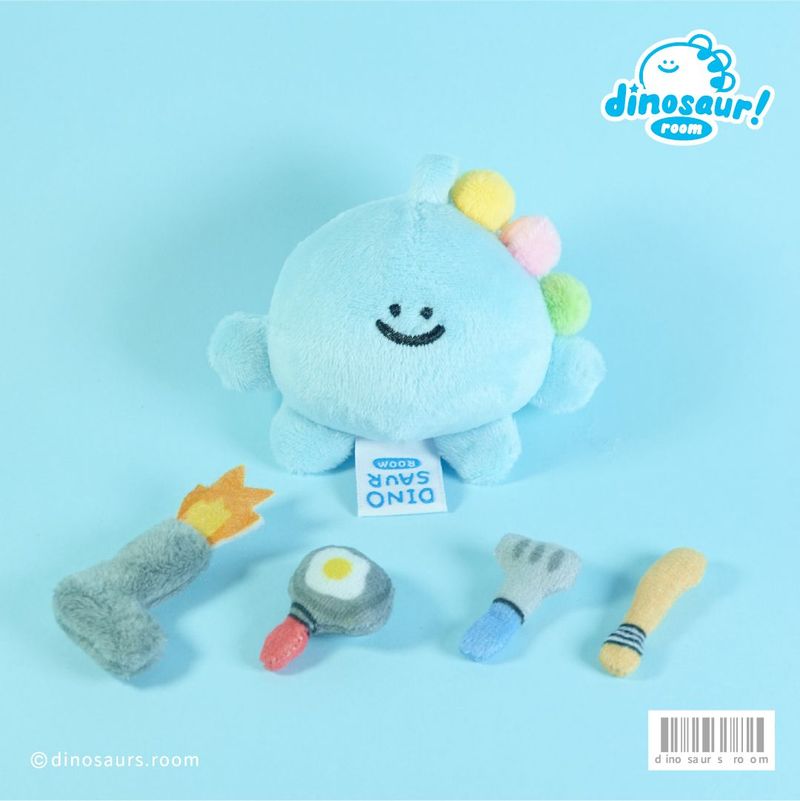 Dinosaur’s Room（ダイナソーズルーム）の「恐竜の部屋 マグネットぬいぐるみ（トイ/キーホルダー）」