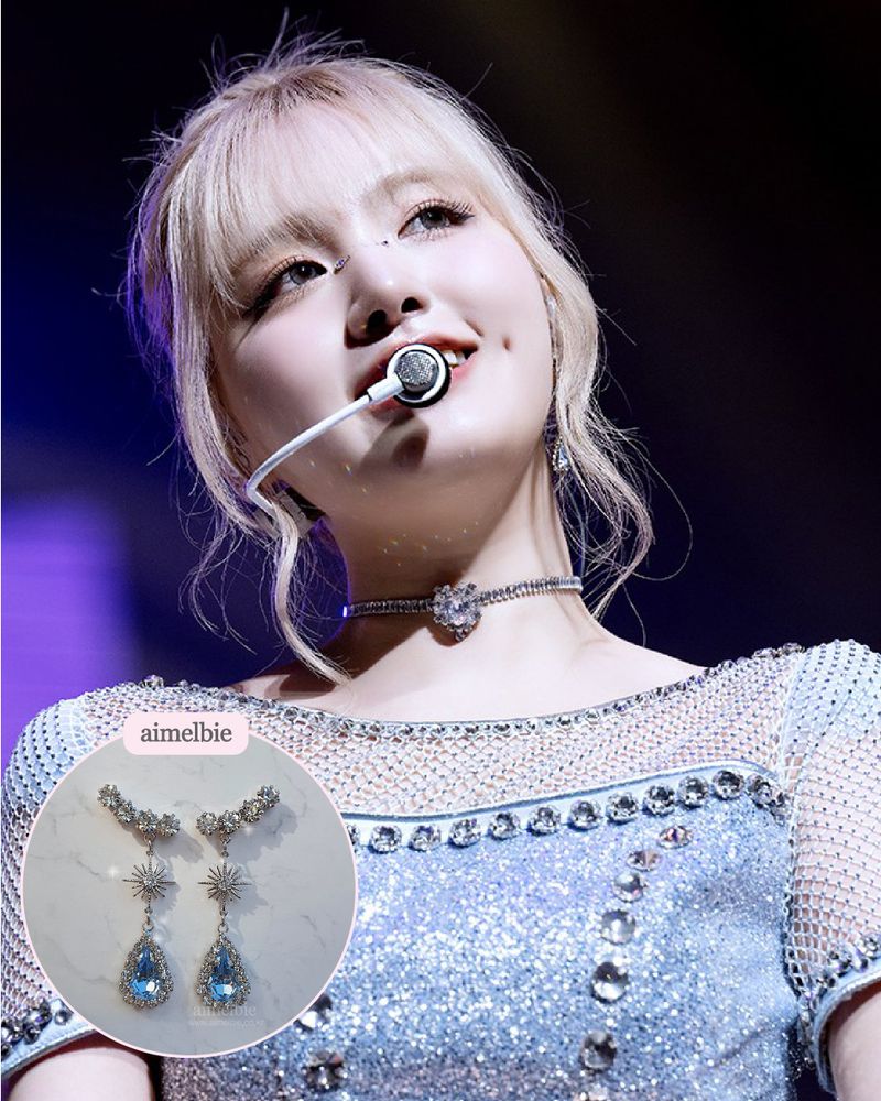 [IVE Liz Earring] Stellar Elf Earring - Light Sapphire