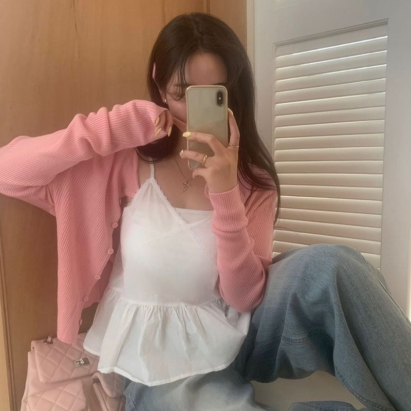 [BELLIDE MADE] Solve Round Rib Cardigan