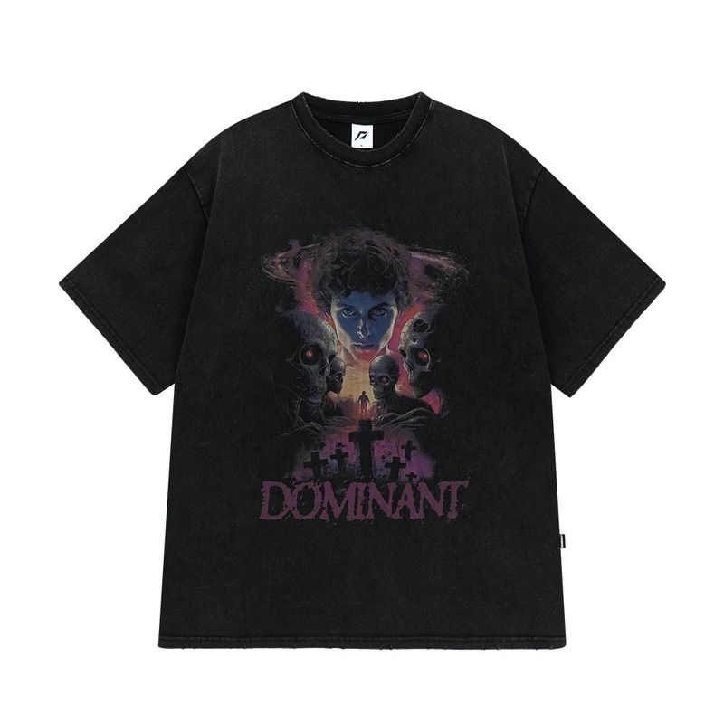 dominant（ドミナント）の「エイリアンウォッシングT シャツ（トップス）」