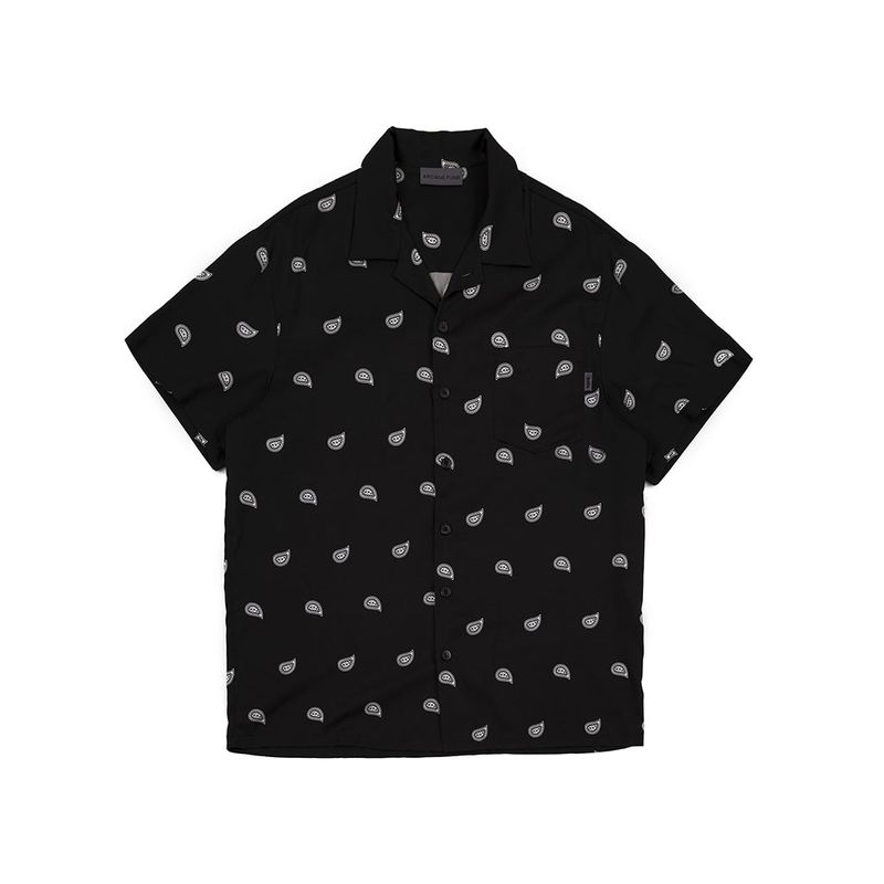 ARCANE FUNK（アーケインファンク）の「PAISLEY HALF SHIRTS black（Tops）」