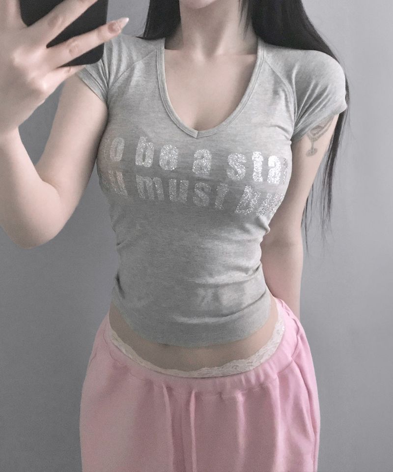 グリッタースターTシャツ(5colors)