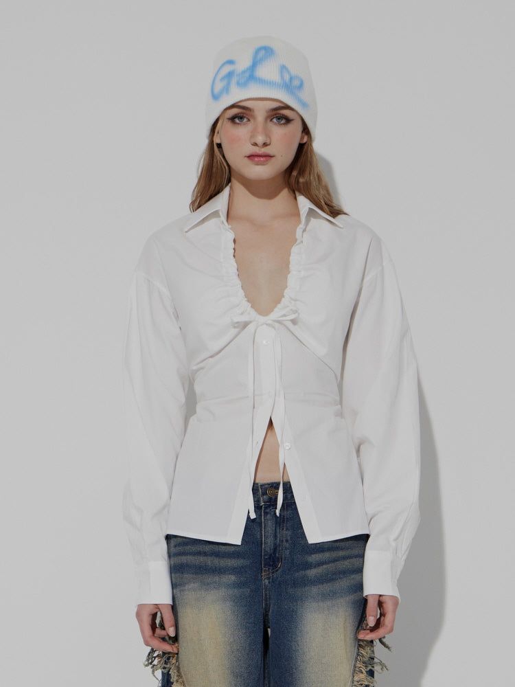 GATELESS（ゲートレス）の「STRING SHIRT（Tops）」