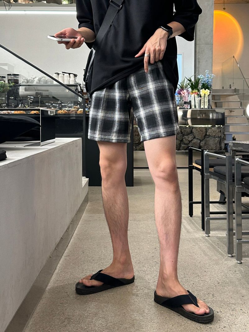 lemenne(ルメンヌ)の「Potartan Checkered Shorts (3 colors)(Pants)」