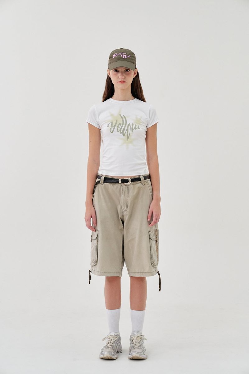 HUMAN NERD BALL CAP_KHAKI
