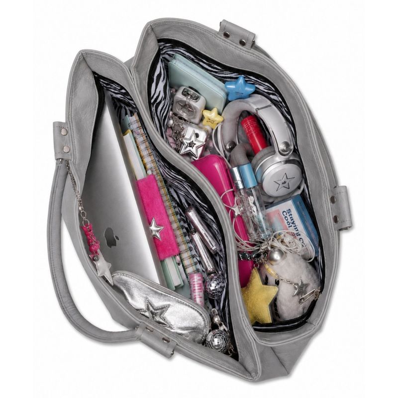 INNER ZEBRA BUCKLE BIG BAG [COOL GRAY]