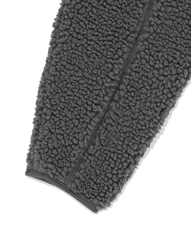 CURVED SHERPA FLEECE JACKET