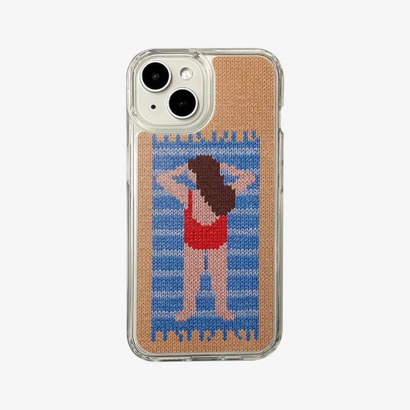 DELPHIN(デルフィン)の「ON THE BEACH HARD JELL CASE_WOMAN(Smartphone Accessories)」