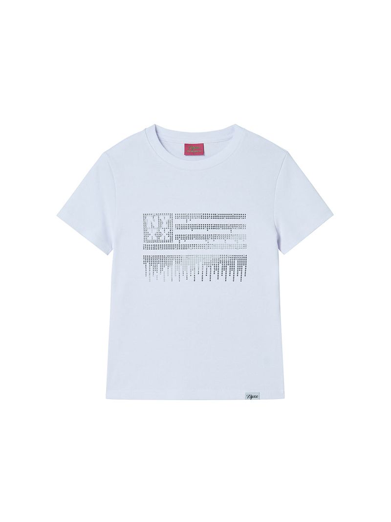 METAL NYX FLAG TEE WHITE