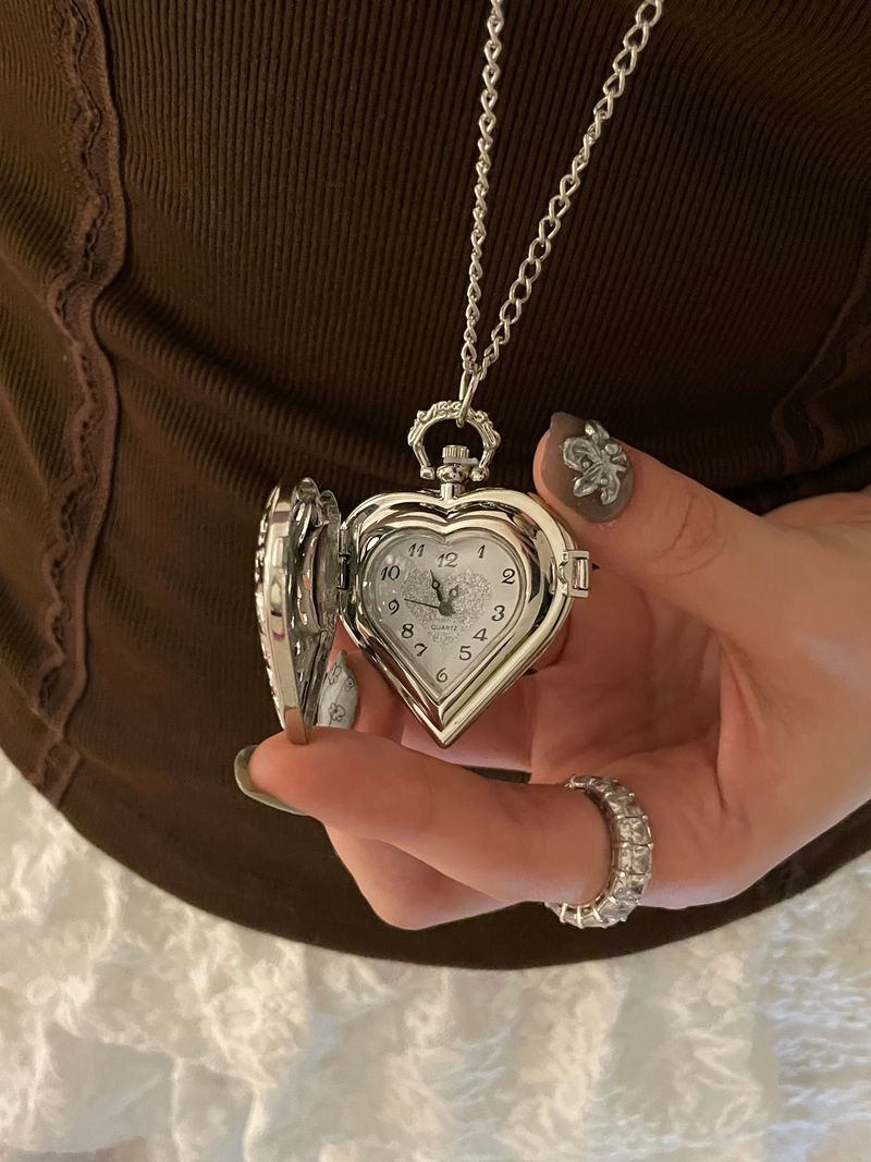 Vintage Secret Watch Necklace