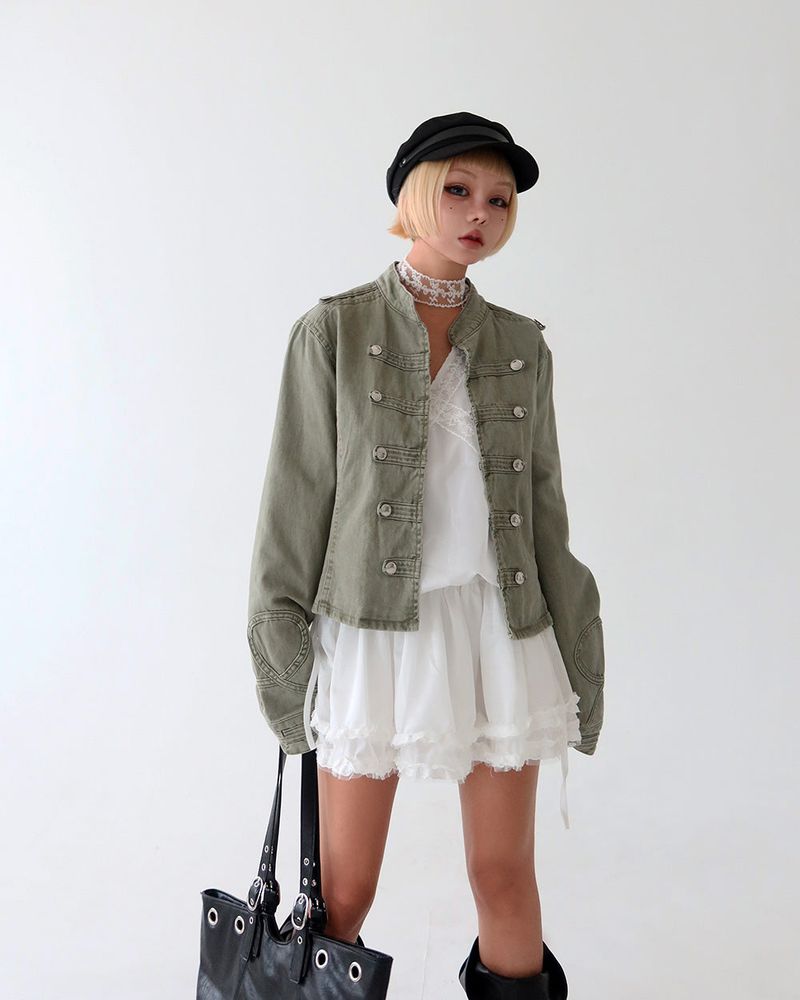 Scarf Set Lace Bustier Mini Dress