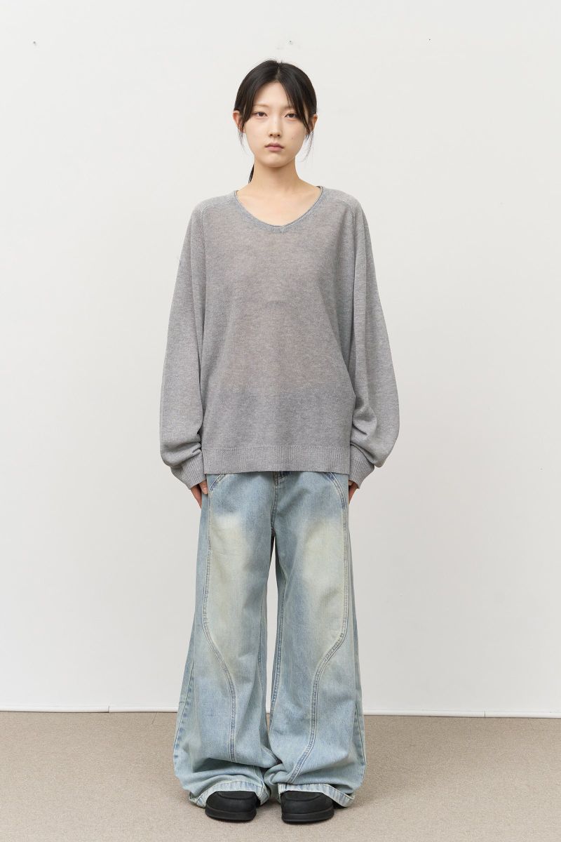 Grit Linen V Knit
