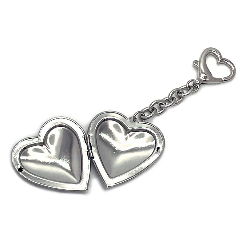 Surgical Heart Locket Pendant Keyring