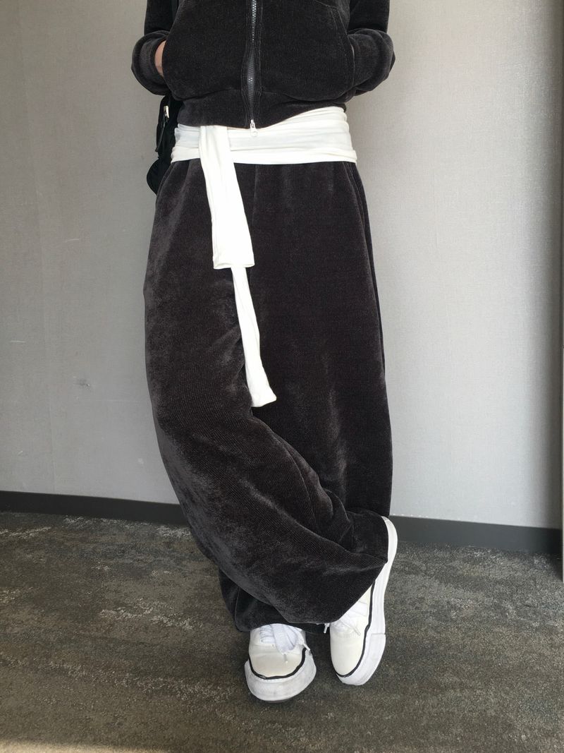 Acorn Velvet Wide Pants (3c)