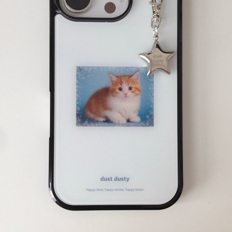 dust dusty(ダストダスティ)の「snow kitten bumper case(Smartphone Accessories)」