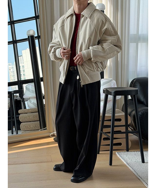 [HEAVY OUTER] Glossy padded ma-1 jumper(3color)