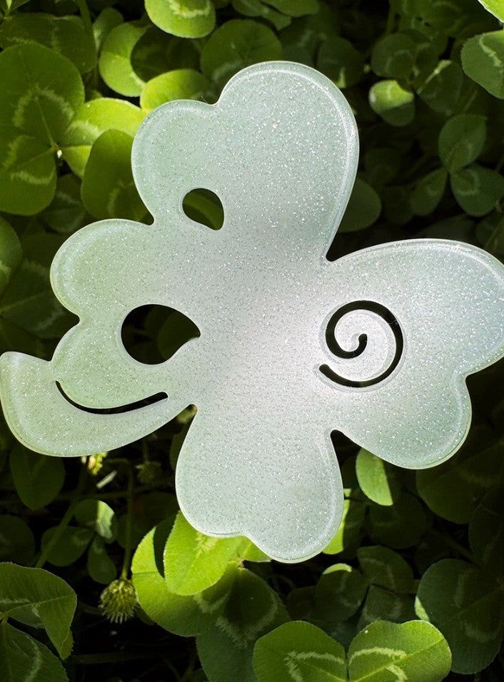 ✧Forever lucky clover hair pin✧
