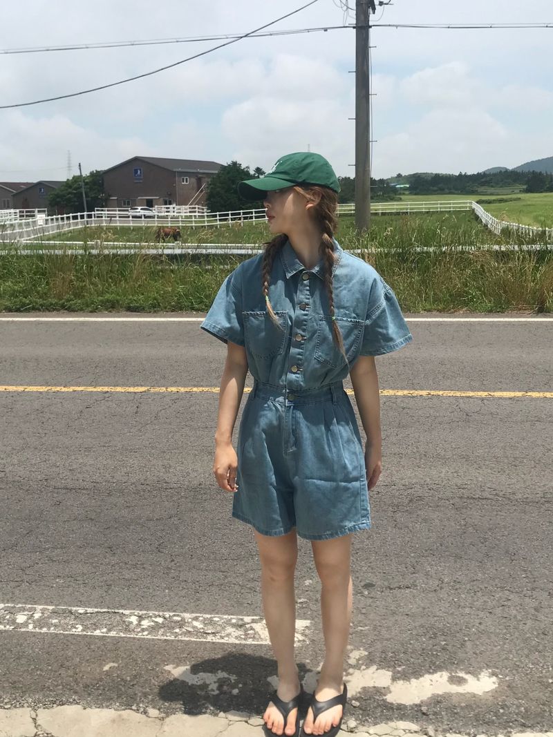 Marina denim jumpsuit