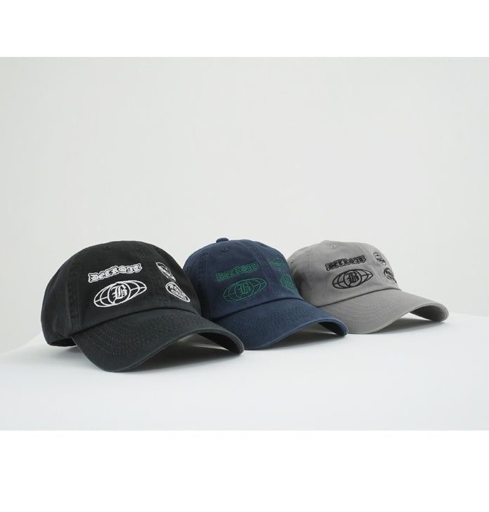 Globe logo ball cap