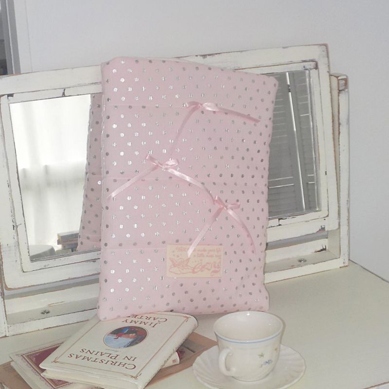 Pillow Notebook Pouch_dot pink
