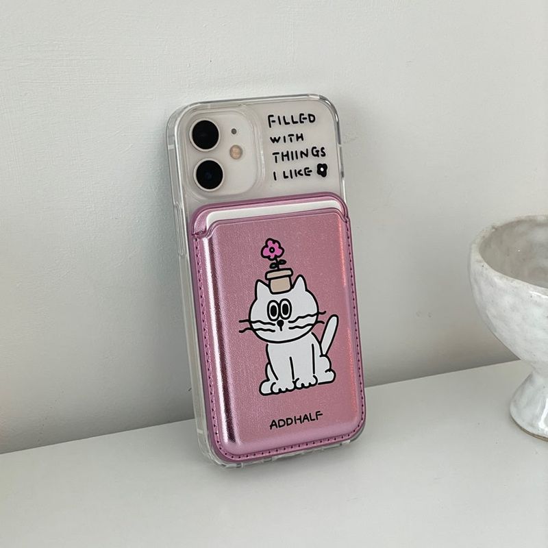 flower eddy magsafe card wallet