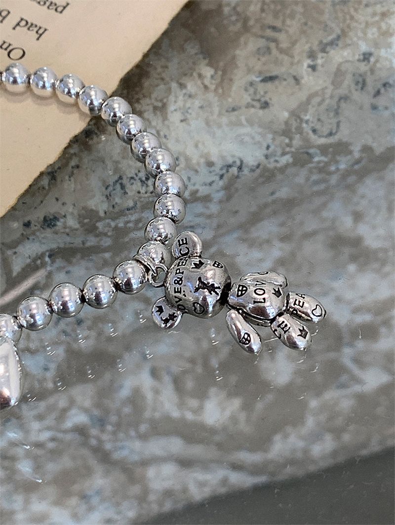 [SILVER925] LOVE TEDDY BRACELET