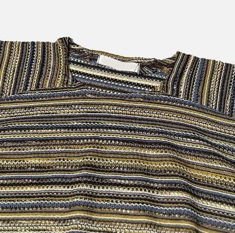 Bohemian see-through knitwear