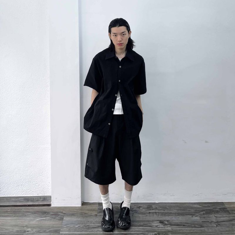 Slouchy Long-line shirt