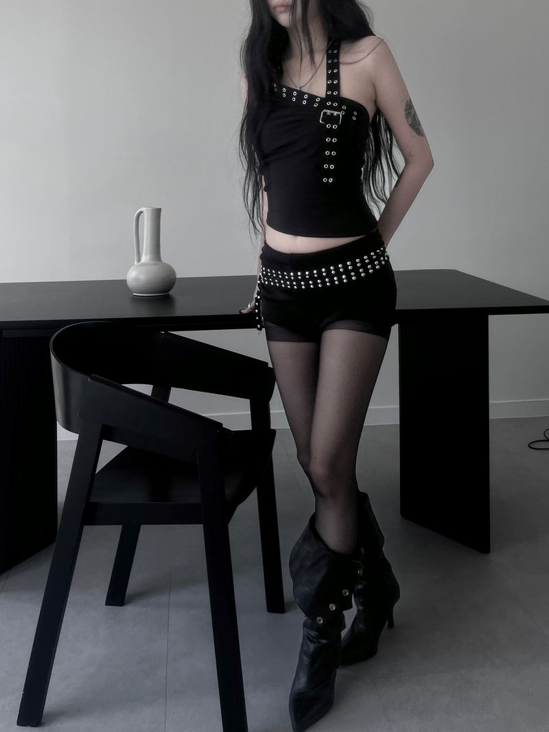 studded belt festival set
