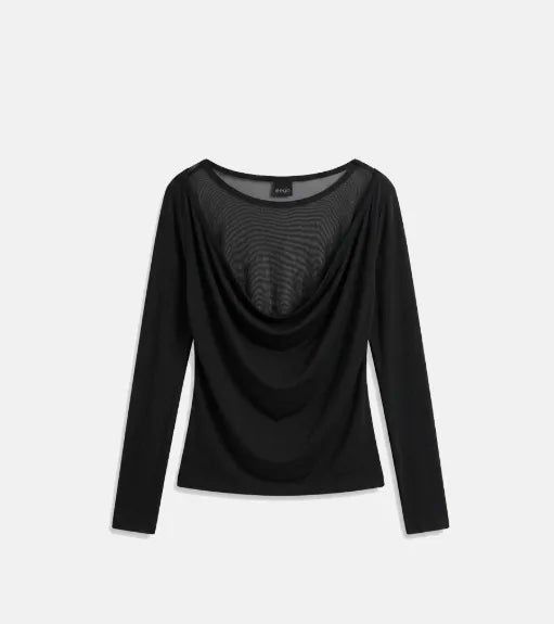 26FW★ [ EEUN MADE ] Drape Back Top