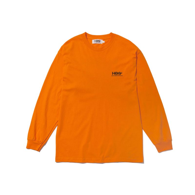 WORK LS TEE - ORANGE
