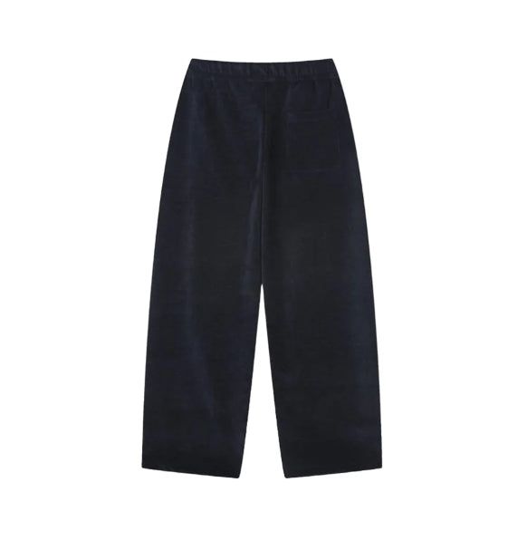 VELVET SNAP WIDE PANTS