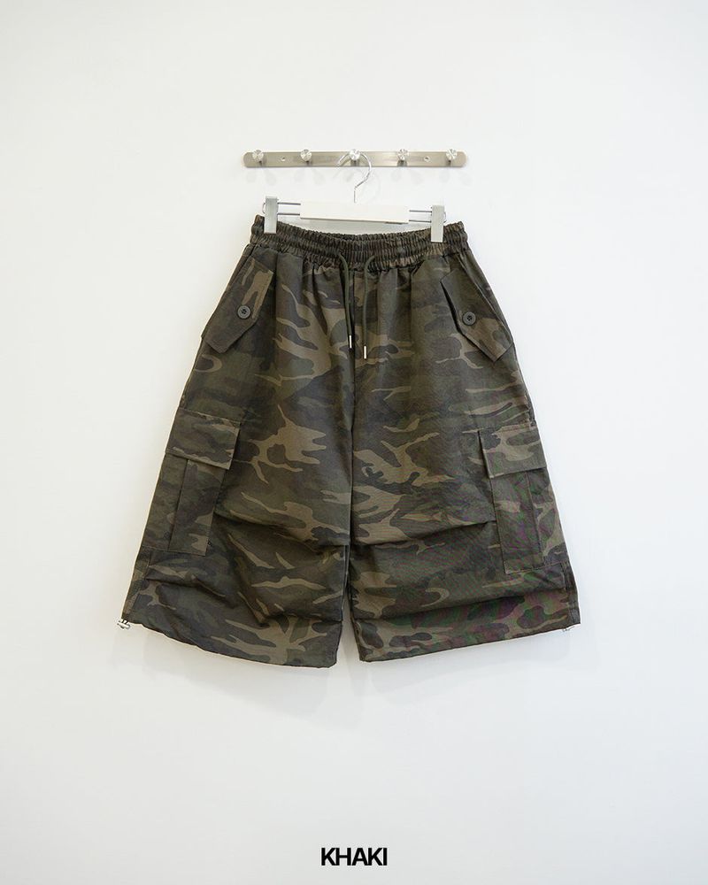 Terran Camo Cargo Bermuda Pants