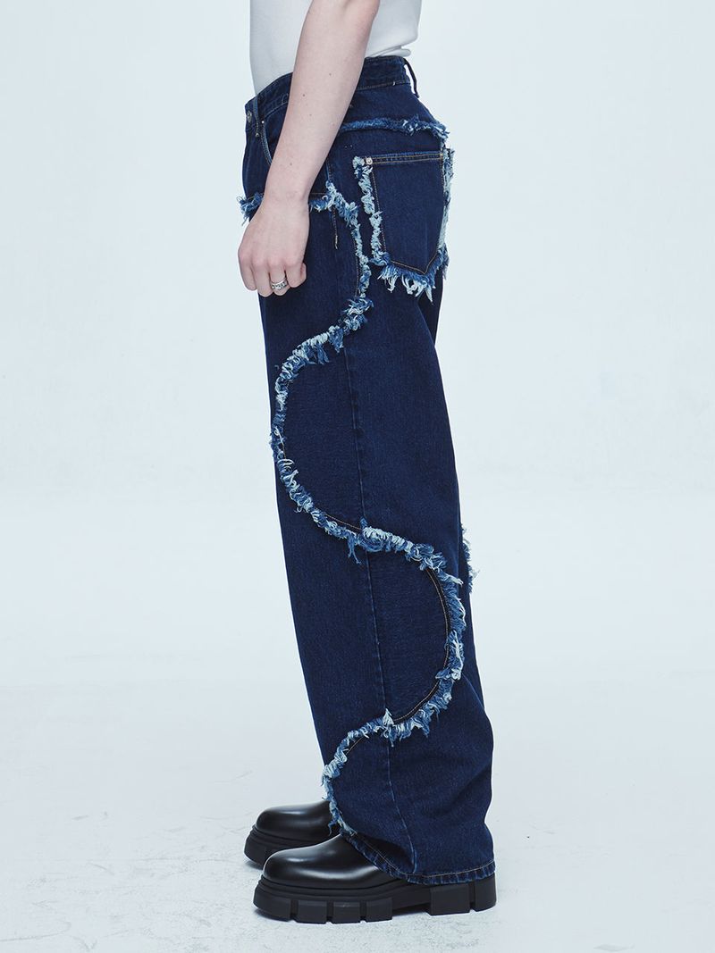 Sserpe（セルぺ）の「Snake Cutting Denim Pants（Pants）」