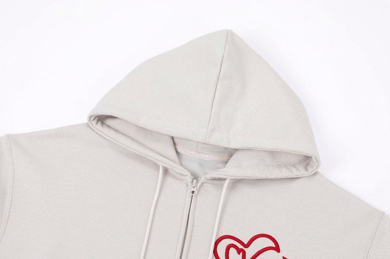 26SS★ Rubber Stitch Hood Zip-Up