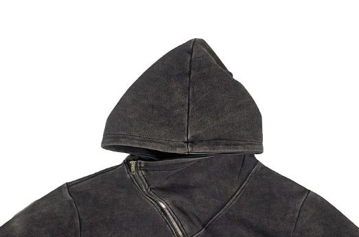 Intel Diagonal Washing Hood Zip-Up