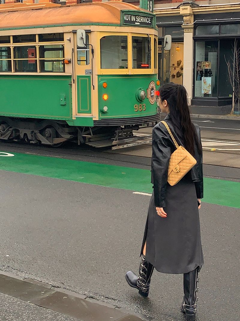 [MADE] Femme Leather Mini Jacket