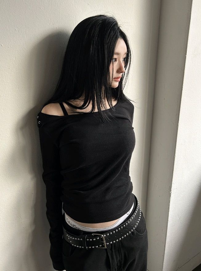 Shoulder Button Snap Inner T