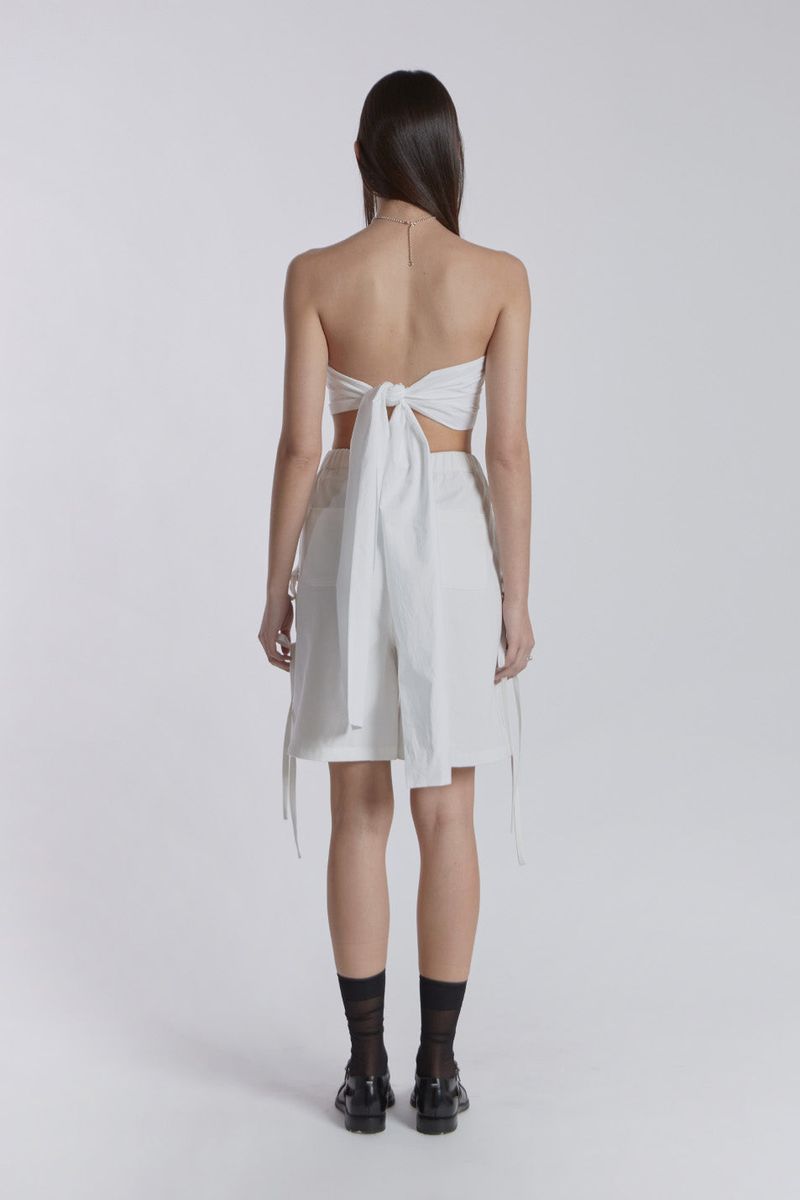 LAYERED KNOT TOP(WHITE)