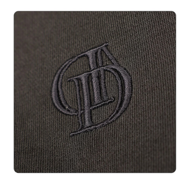 PIGMENT CUTTED HOODIE_CHARCOAL