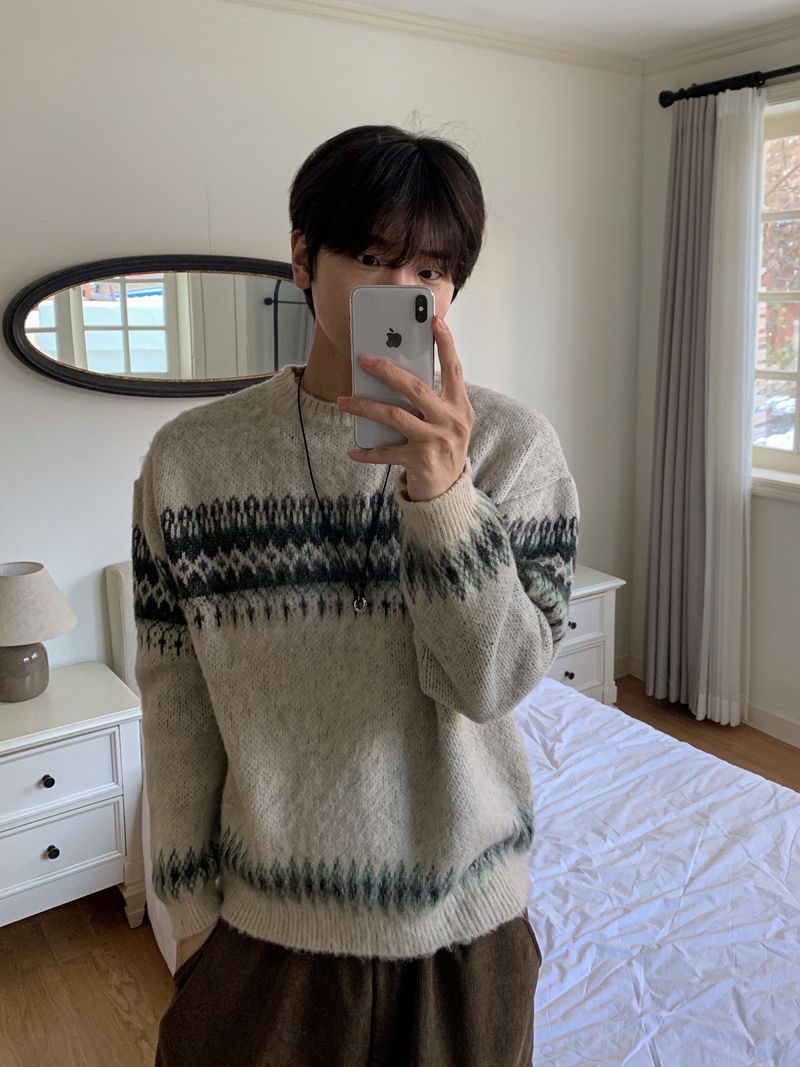 Brin Cropped Nordic Cardigan