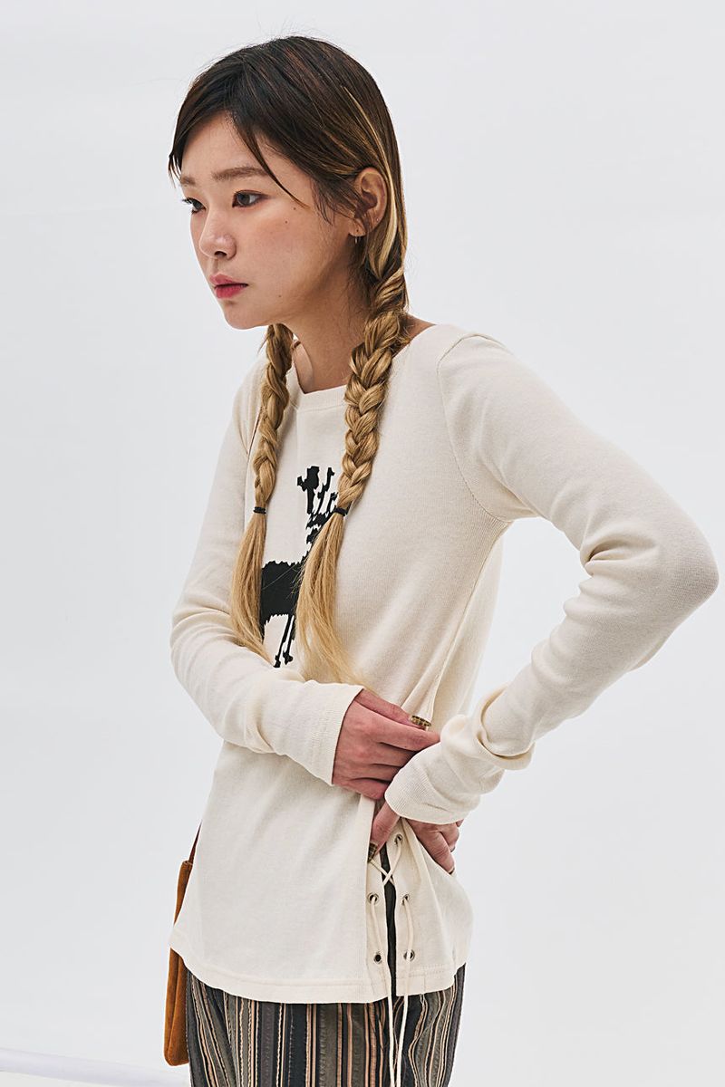 Dear eyelet t (2 colors)