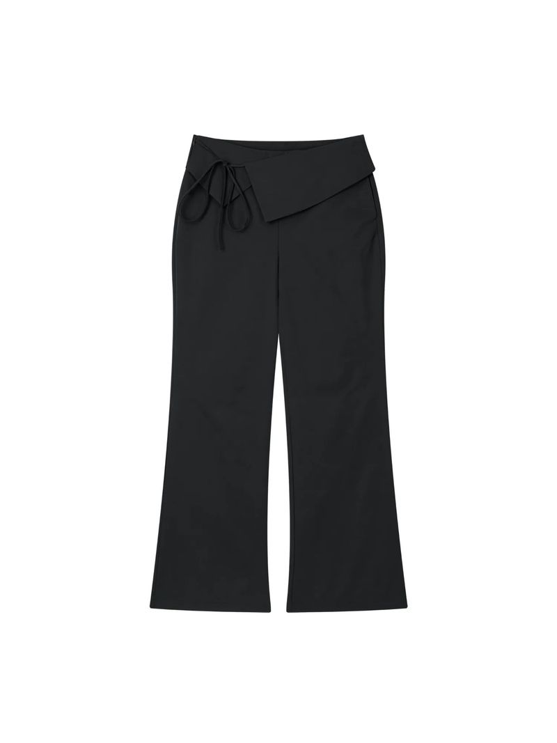 EARTHJIGU（アースジグ）の「ラップ スラックス (BLACK)（パンツ）」
